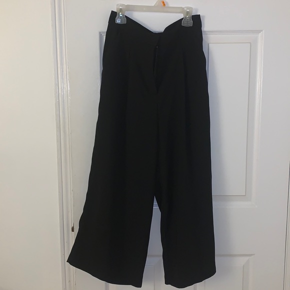 Cropped wide leg trousers - Picture 1 of 4